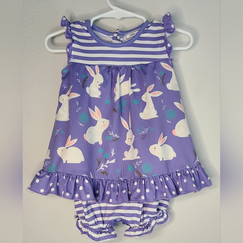 Little Millie - Easter Bunny Romper, Sz 18M